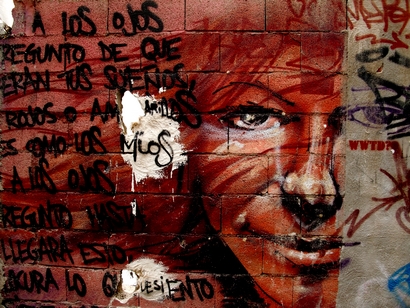 Te miro a los ojos. Sex (el niño de las pinturas). Graffiti, Granada. Photo 2